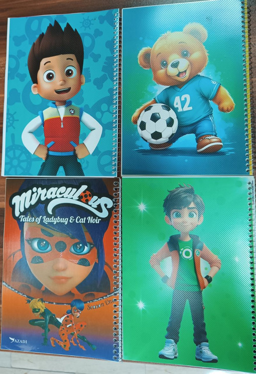 دفتر 50 برگ فانتزی پسرانه