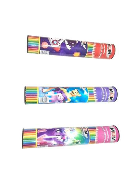 مداد رنگی 12 رنگ استوانه ای