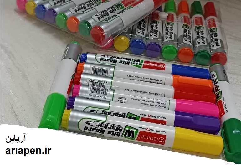 ماژیک وایت برد 6 رنگ کیفی