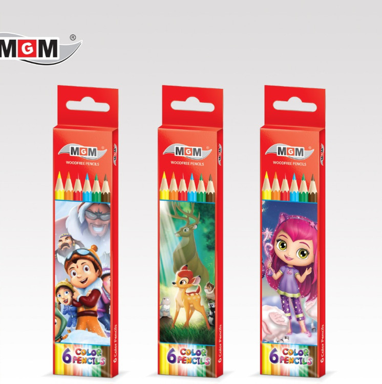 قیمت و خرید مداد رنگی 6 رنگ عمده