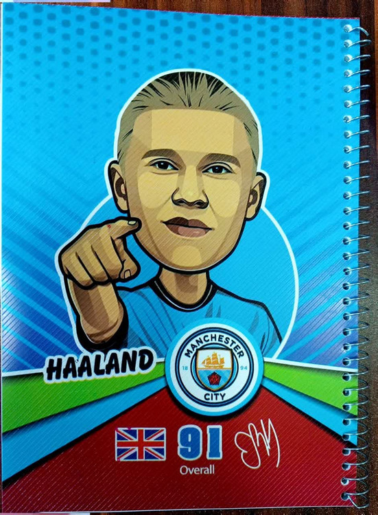 دفتر فوتبالی طرح هالند