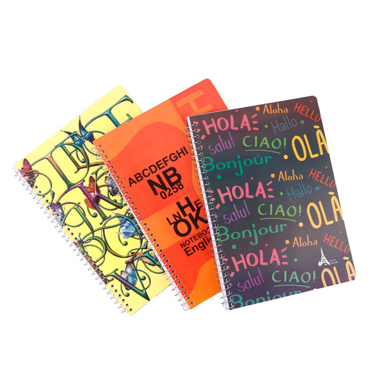 قیمت و خرید دفتر زبان دو خط سیمی 80 برگ