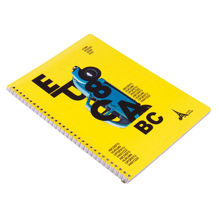 قیمت و خرید دفتر زبان سیمی دو خط طلقی فانتزی