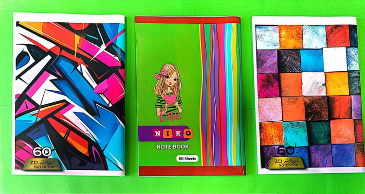 خرید عمده دفتر ۶۰ برگ