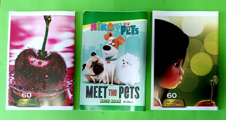 قیمت دفتر مشق ۶۰ برگ عمده