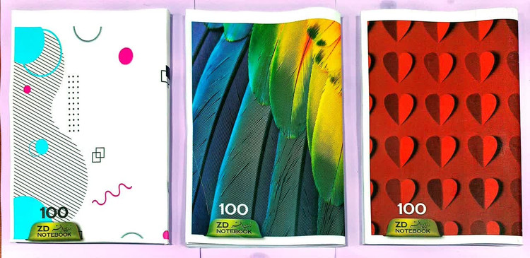 دفتر مشق خط دار عمده