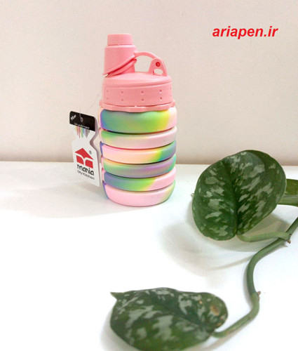 خرید قمقمه سیلیکونی مدل تاشو 500 ملی لیتری