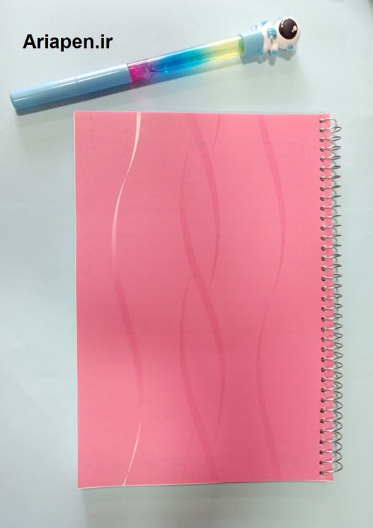 خرید دفتر 100 برگ p.p صورتی