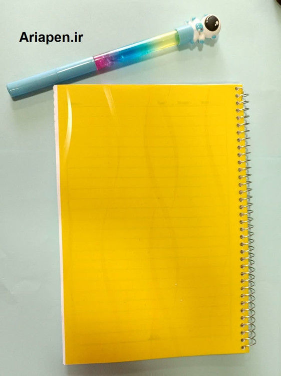 خرید دفتر 100 برگ p.p زرد