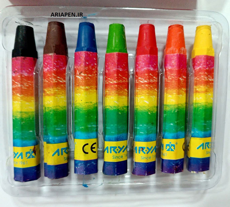 پاستل روغنی 6 رنگ آریا