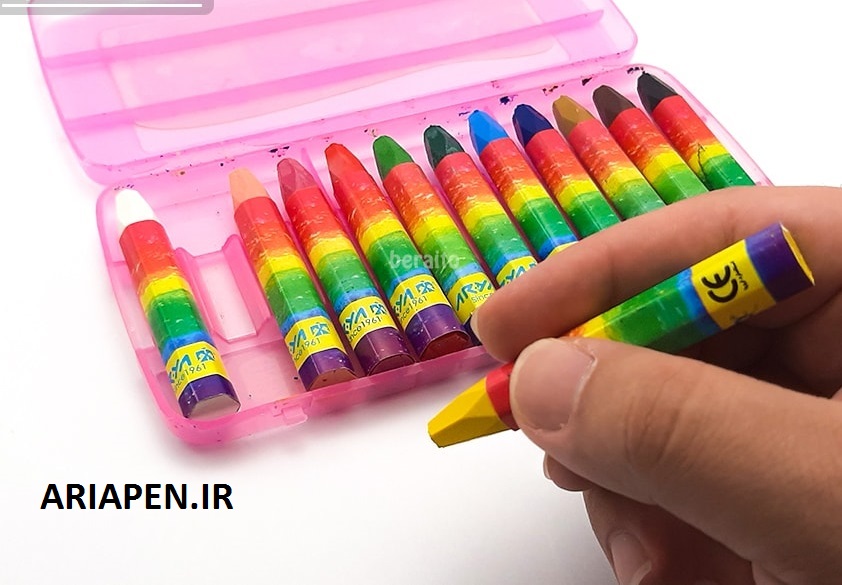 مداد شمعی کیفی آریا