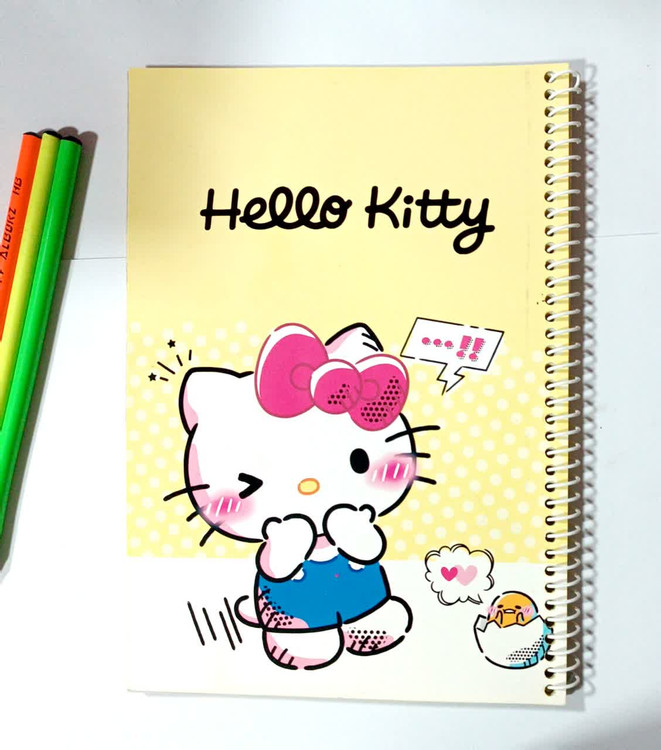 مشق حاشیه دار طرح کیتی