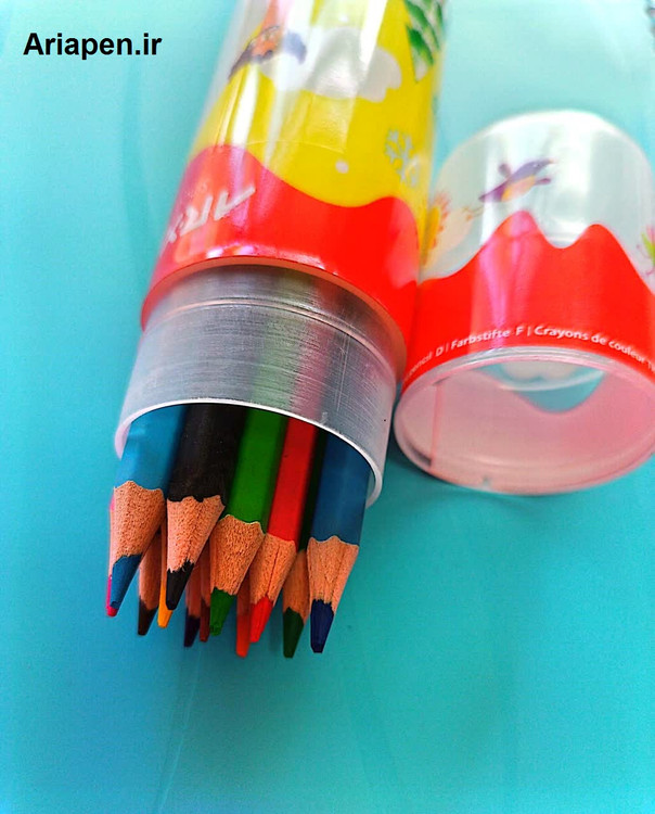 خرید مداد رنگی آریا ۱۲ رنگ
