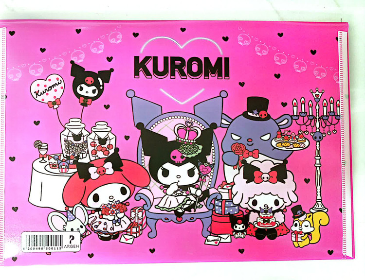 پوشه دکمه دار کرومی