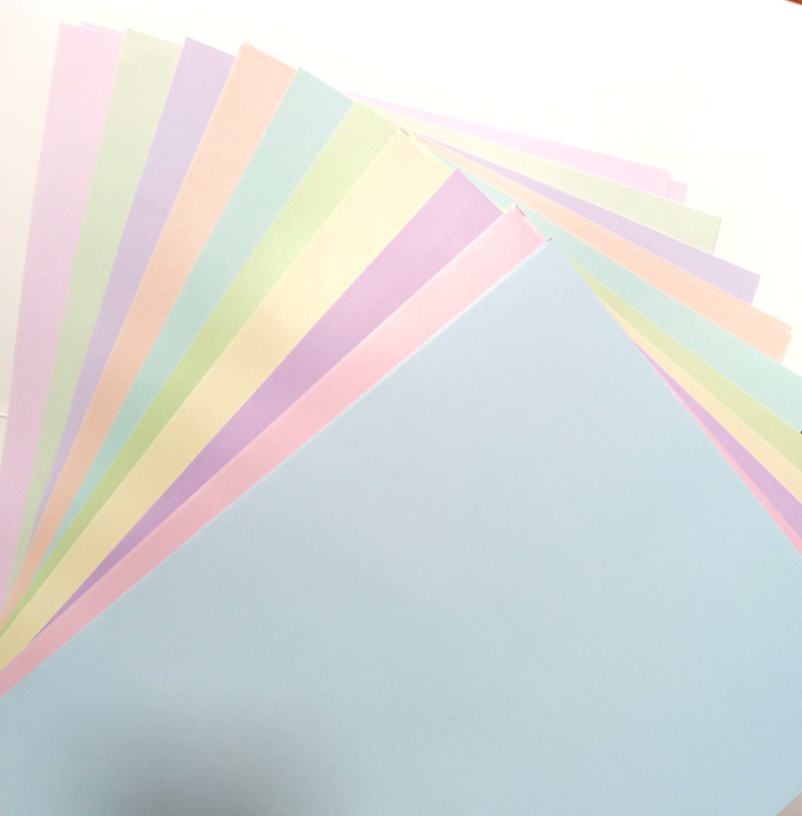 کاغذ رنگی پاستلی