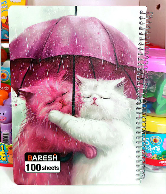 خرید دفتر مشق طرح گربه