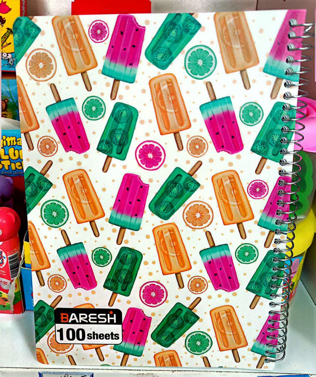 خرید دفتر مشق طرح بستنی