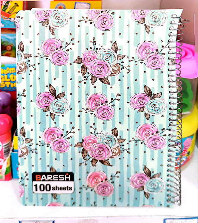 خرید دفتر مشق طرح گل