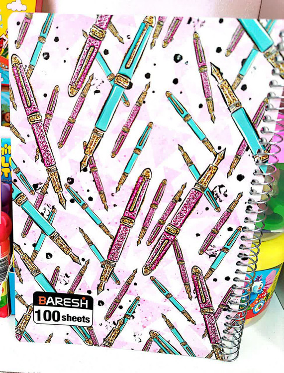 خرید دفتر مشق طرح قلم