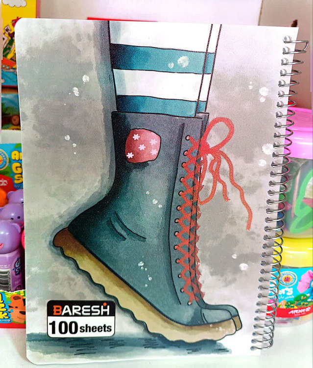 خرید دفتر مشق طرح چکمه