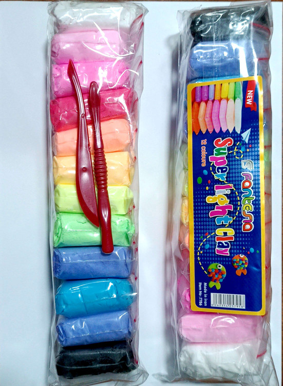 خرید خمیر کلی 12 رنگ