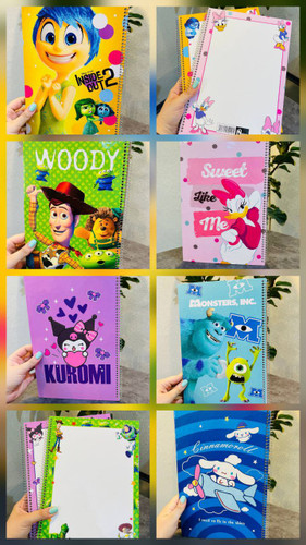 دفتر نقاشی 50 برگ رحلی سیمی فانتزی