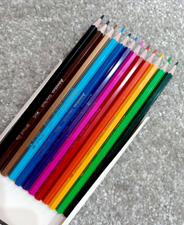 خرید عمده مداد رنگی ادمیرال