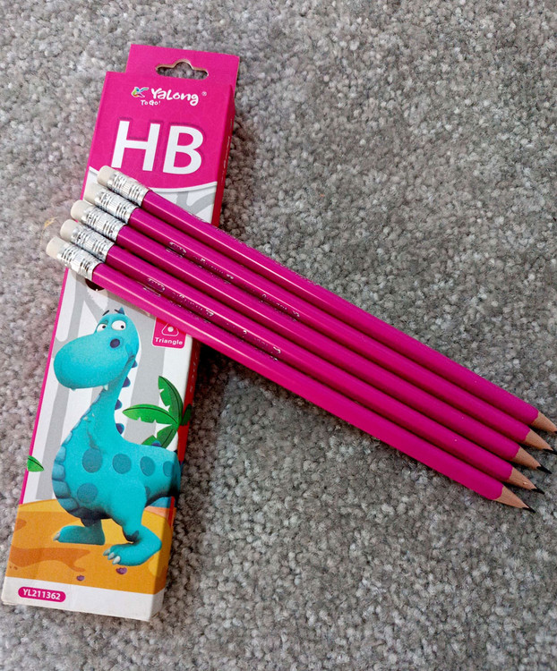 خرید مداد سیاه yalong بدنه مثلثی