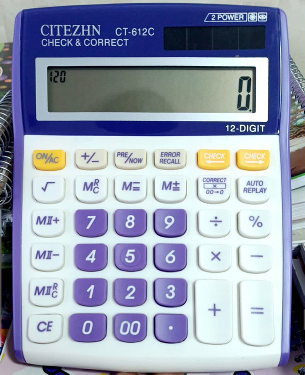 ماشین حساب دخترانه برای مدرسه