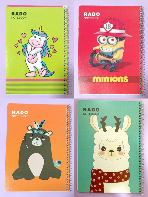 فروش عمده دفتر 50 برگ سیمی