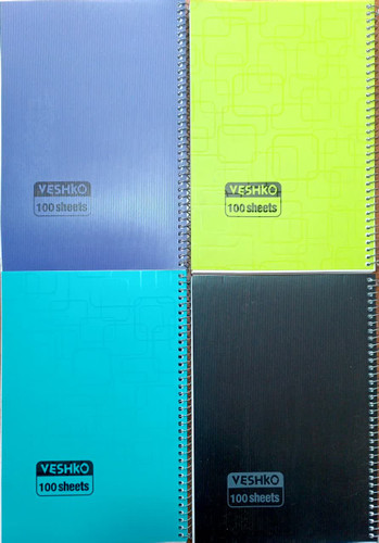 قیمت عمده دفتر ۱۰۰ برگ جلد ساده