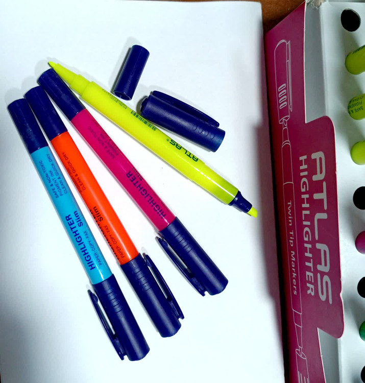 خرید عمده ماژیک هایلایتر دوسر اطلس