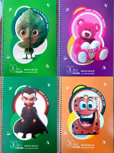 خرید عمده دفتر زبان 2 خط فانتزی