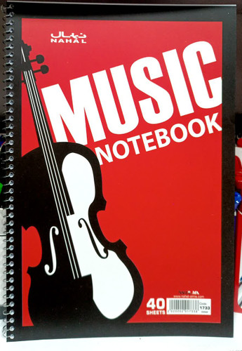 قیمت دفتر نت موسیقی 40 برگ