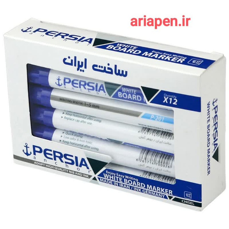 خرید ماژیک وایت برد پرشیا بسته 12 عددی
