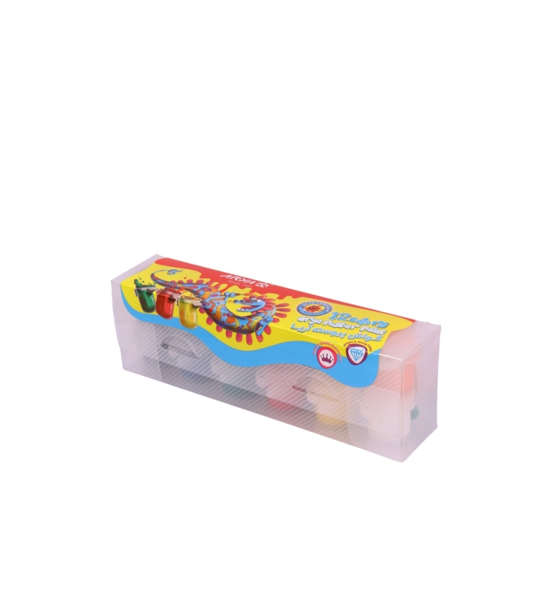گواش 12 رنگ طلقی آریا